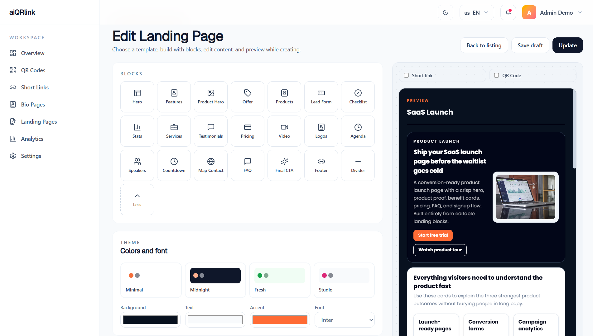 Landing Page Builder